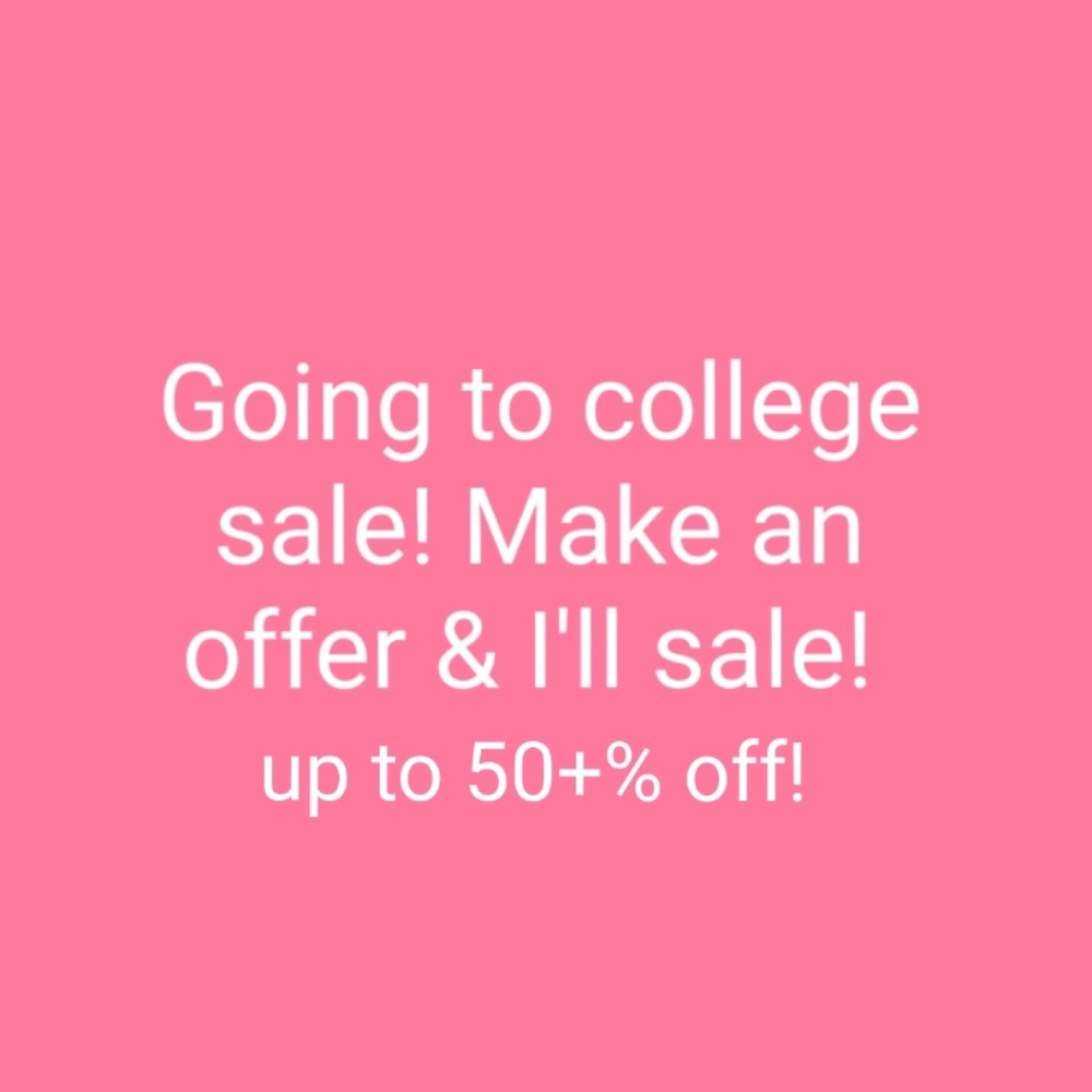 College sale! Offer & I'll counter on anything!